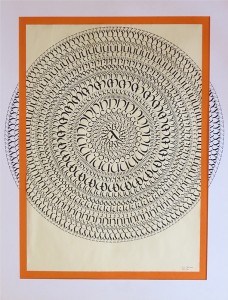 © Mandala par Paule Persil  pour la table ABC